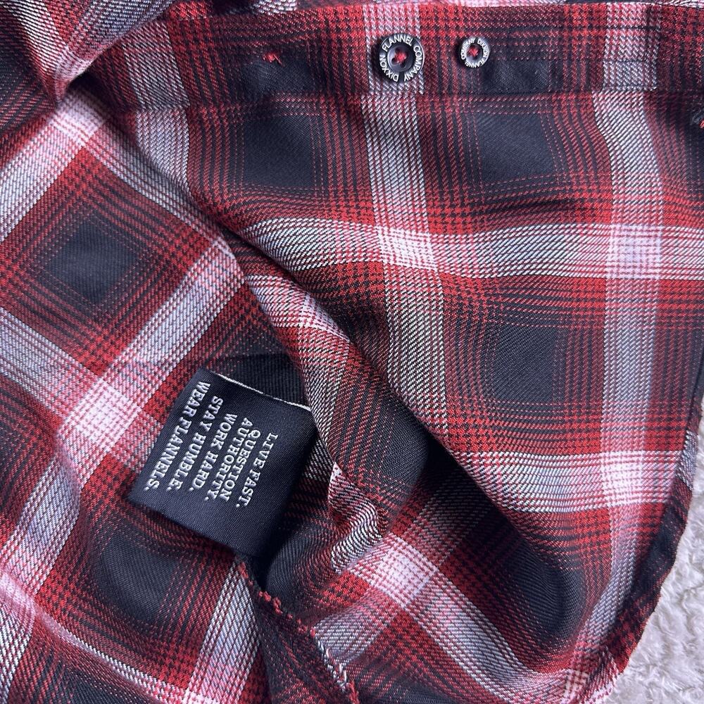 Dixxon Women’s Small ‘The Dillinger’ Red And Black Flannel Rare Sold Out Limited - Picture 13 of 16